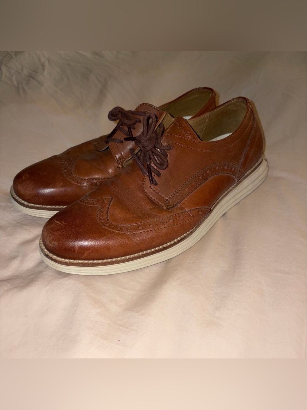 Cole Haan Brown Leather Oxford Shoes size Men’s US 8.5